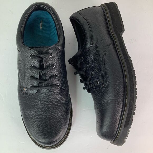 Dr. Scholl’s Harrington II Slip Resistant Work Oxford Black Lug Men’s Sz 11.5M - Picture 2 of 10